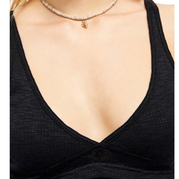 Free People Boho FP Zinia Tank Top Black LG XL - Picture 5 of 11